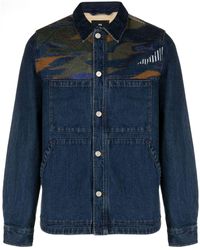 PS by Paul Smith - Printed Denim Jacket - Lyst