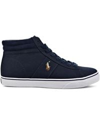 Polo Ralph Lauren - High-Top-Sneakers mit Logo - Lyst