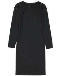 Alberta Ferretti - Bead-Embellished Midi Dress - Lyst