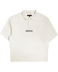 Pleasures - Logo-Embroidered Polo Shirt - Lyst