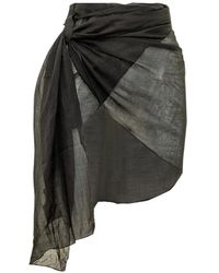 KATE CATE - Jupe Kim À Coupe Sarong - Lyst