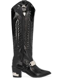 Toga - Knee Length Cowboy Boots - Lyst