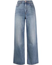 Ganni - Magny Wide-leg Jeans - Lyst