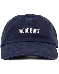 Woodbird - Core Logo-Embroidered Cotton Cap - Lyst