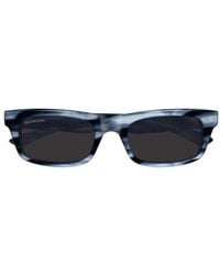 Balenciaga - Lunettes De Soleil À Monture Rectangulaire - Lyst