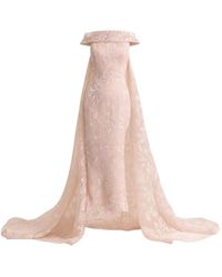 Gemy Maalouf - Reversed-Collar Maxi Dress - Lyst