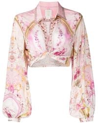 Camilla - Fresco Fairytale-print Silk Shirt - Lyst