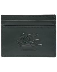 Etro - Pegaso Motif-embossed Leather Cardholder - Lyst