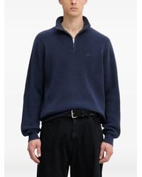 Levi's - Pull Nervuré Housemark À Col Zippé - Lyst