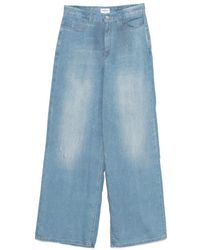 Marella - Mlspagina Distressed-Effect Palazzo Pants - Lyst