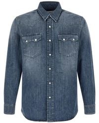 Department 5 - Gospel Denim Overhemd - Lyst