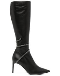 Rene Caovilla - Bottines Cleo 85 Mm En Cuir - Lyst