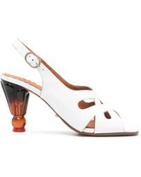 Chie Mihara - Utrile Cut-Out Heeled Sandals - Lyst