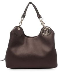 Liu Jo - Medium Logo-Plaque Chain-Link Tote Bag - Lyst
