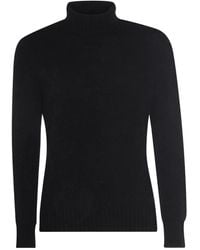 Piacenza Cashmere - Turtleneck Cashmere-Silk Blend Sweater - Lyst