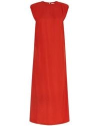 Nude - Crewneck Maxi Dress - Lyst