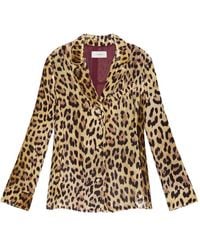 Maliparmi - Leopard-Print Button-Front Jacket - Lyst