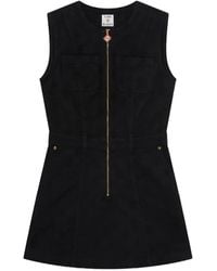 CASABLANCA - Zip-Pocket Mini Dress - Lyst