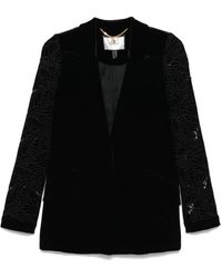 Nissa - Blazer Con Ricamo A Fiori - Lyst