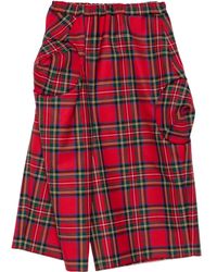 Comme des Garçons - Tartan-Print Pocket Trousers - Lyst