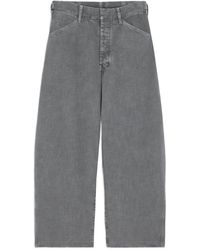 Lemaire - Adjustable-Waist-Strap Jeans - Lyst