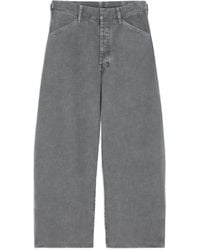 Lemaire - Jeans Con Vita Regolabile - Lyst