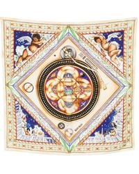 CASABLANCA - Foulard Le Labyrinthe À Motif De Chérubins - Lyst