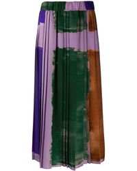 imi pleated maxi skirt