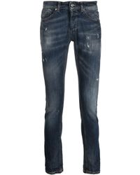 Dondup - Turn-up Hem Slim-fit Jeans - Lyst
