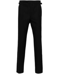 Fursac - Wool-Faille Tuxedo Trousers - Lyst