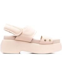 Agl Attilio Giusti Leombruni - Double-Strap Leather Sandals - Lyst