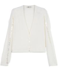 Ports 1961 - Sequin-Embellished Button Cardigan - Lyst