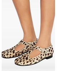 Tory Burch - T Strap Buckle Shoes - Lyst