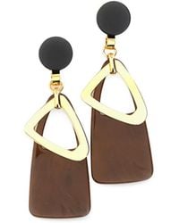Plan C - Geometric Drop Earrings - Lyst