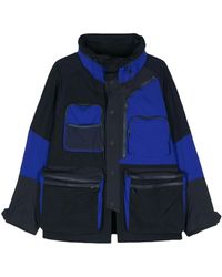 White Mountaineering - Parka Con Diseño Colour Block - Lyst