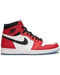 Nike - X Spider- Air 1 Retro High Og "Origin Story" Sneakers - Lyst