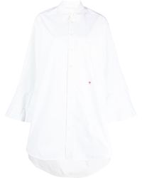 Palm Angels - Flared-sleeve Shirt Dress - Lyst