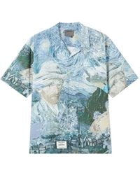 Musium Div. - Chemise Imprimée Van Gogh À Manches Courtes - Lyst