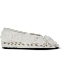 Ganni - Ballerines Jenny À Fleurs - Lyst