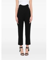 McQueen - High-Waisted Tailored Trousers - Lyst