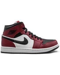 Nike - Air 1 Mid "Chicago Toe" Sneakers - Lyst