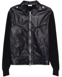Brunello Cucinelli - Leather Jacket - Lyst
