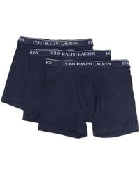 Polo Ralph Lauren - Logo Waistband Boxer Briefs 3 Pack - Lyst
