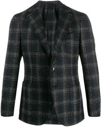 Al Duca d'Aosta - Check Pattern Blazer - Lyst