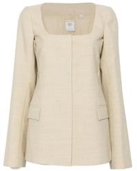 Calvin Klein - Camille Square-Neck Jacket - Lyst