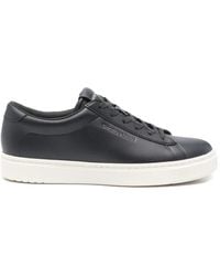 Emporio Armani - Leather Sneakers - Lyst