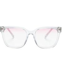 Chiara Ferragni - グリッター スクエアフレーム サングラス - Lyst