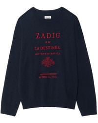 Zadig & Voltaire - Marko Crew Neck Jumper - Lyst
