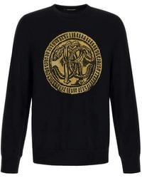 Roberto Cavalli - Logo Wool Sweater - Lyst