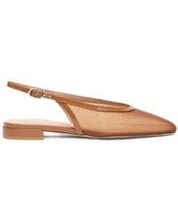 Stuart Weitzman - Mesh Slingback Ballet Flats - Lyst